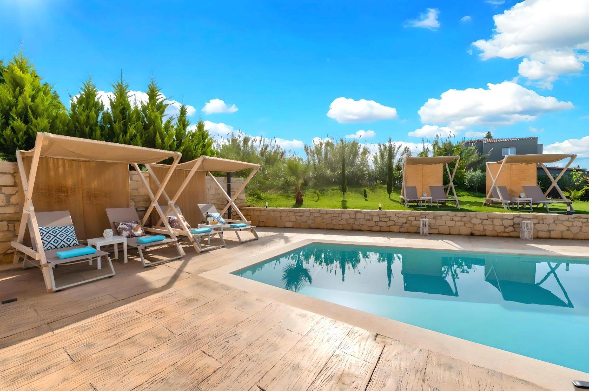 חאניה Allas Villa Heated Pool מראה חיצוני תמונה